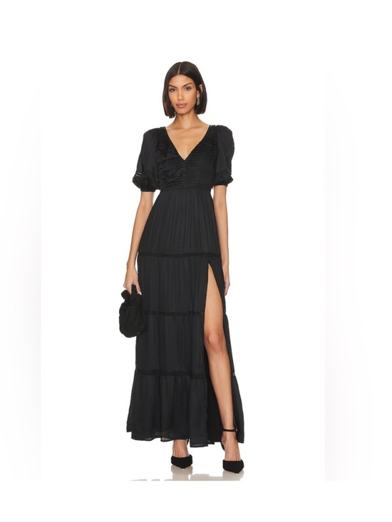 Tularosa Dresses & Skirts - Tularosa Revolve Kalena Maxi Dress Black Night Bohemian Formal Dress XL